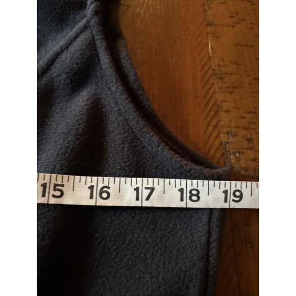 Columbia Black Fleece Vest Size Medium Ladies Zip Pockets - Picture 5 of 6